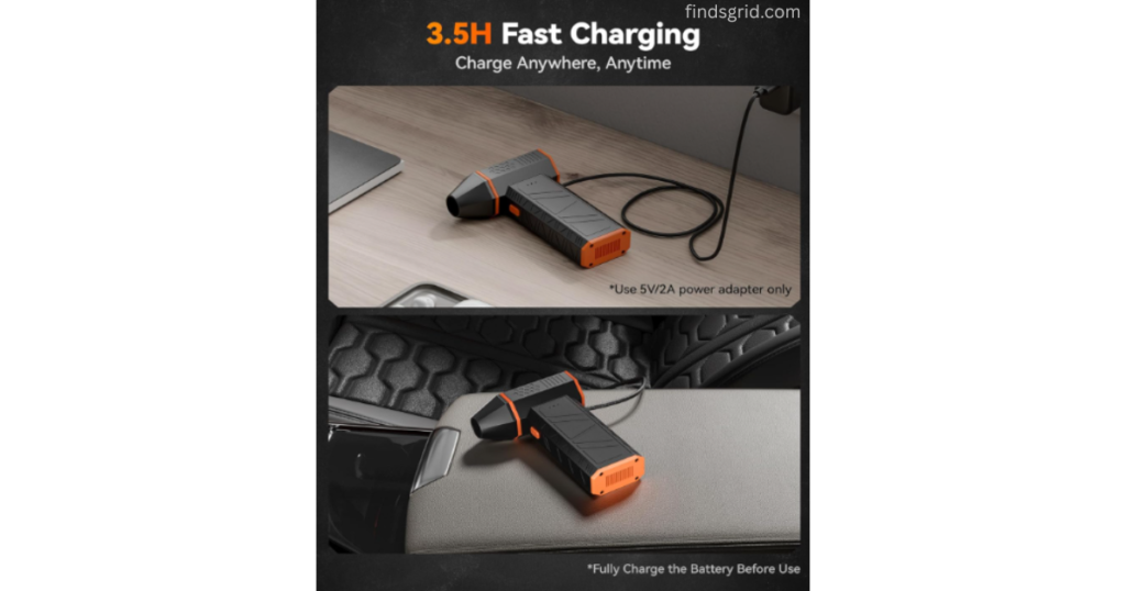 WOLFBOX MegaFlow 50 Best Electric Air Duster for PC