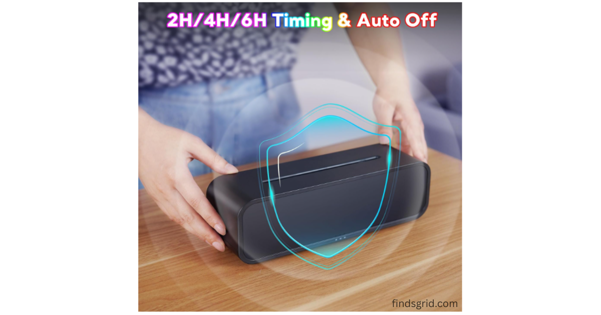 SENMUL Flame Diffuser Auto-Off Protection and Timer Feature