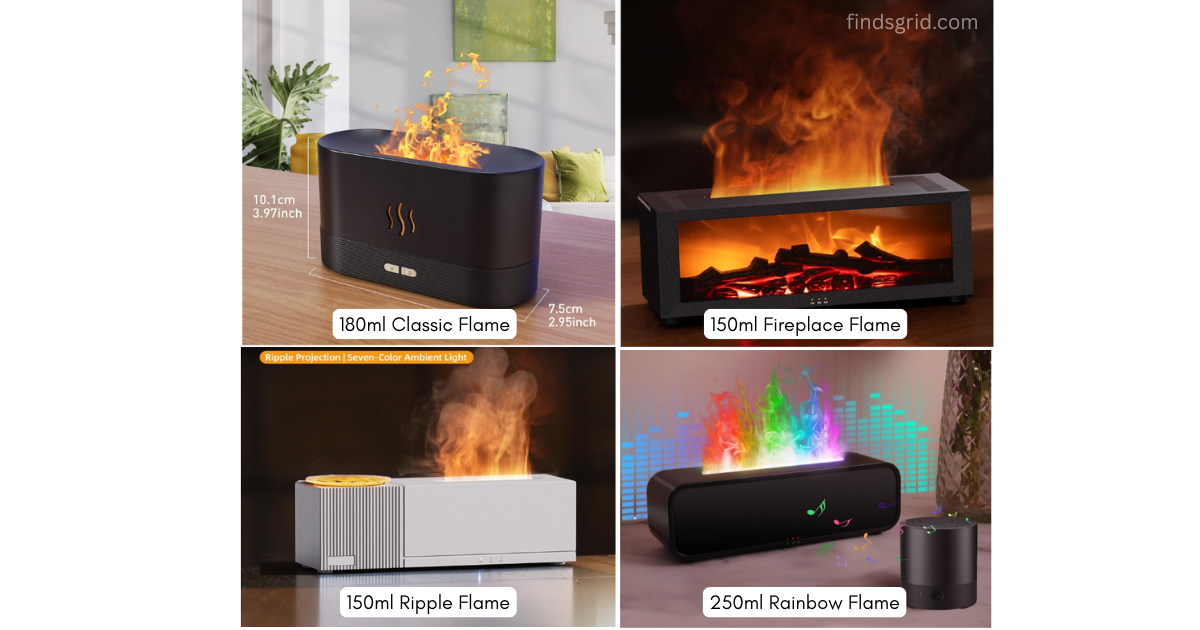 SENMUL Flame Air Diffuser Comparison