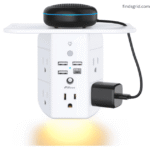 Mifaso 9-in-1 wall outlet extender with shelf and night light review