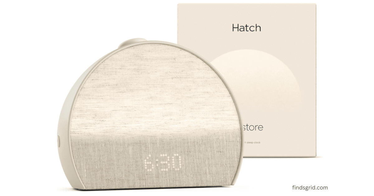 Hatch Restore 3 smart sleep assistant and alarm clock with mobile app control