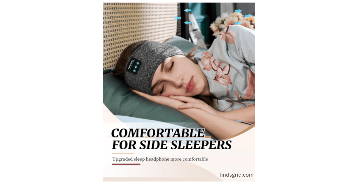 Best sleep headphones for side sleepers featuring ultra-thin HD speakers