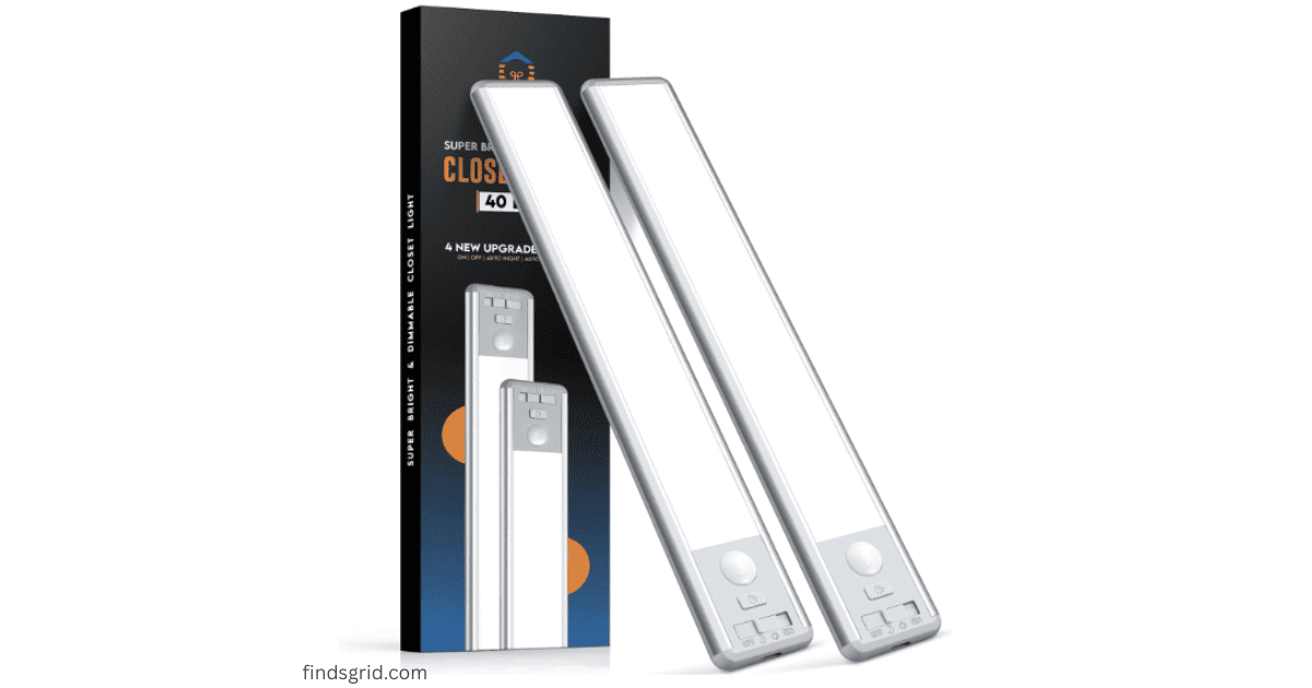 BLS 10 inch under cabinet motion sensor lights 2 pack box look