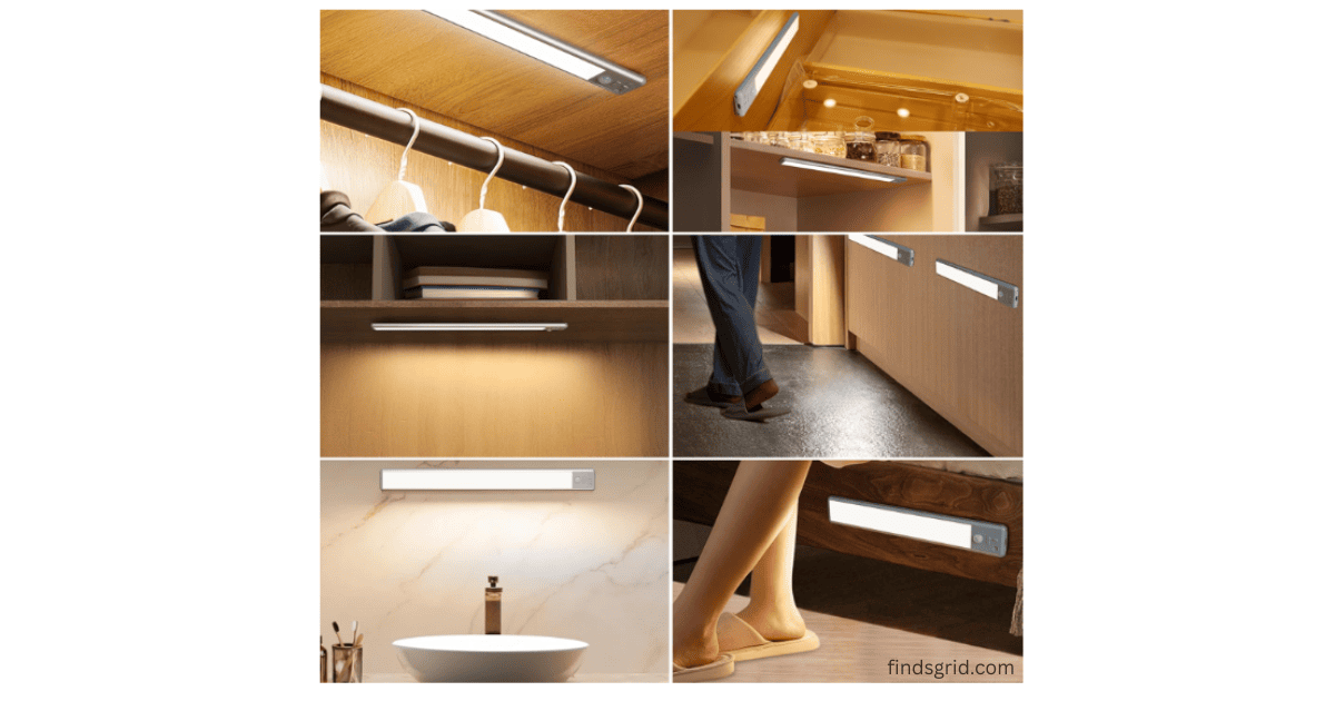 Multiple uses of BLS motion sensor lights in closet kitchen drawer and stairs
