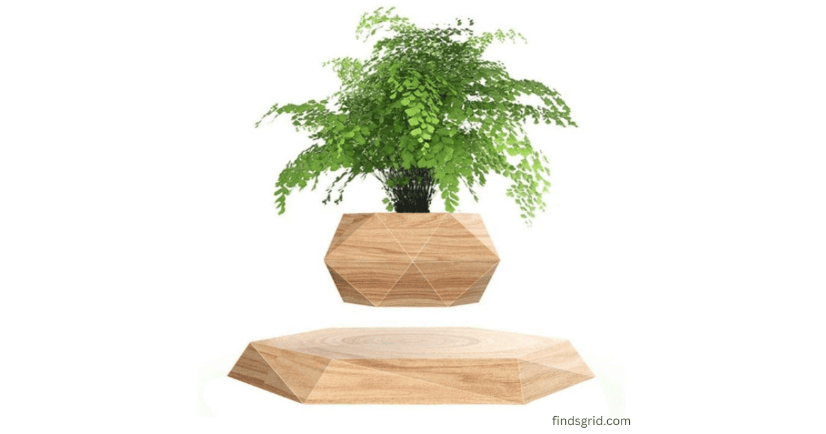 KIYOMING levitating plant pot floating in mid air for aesthetic room upgrades