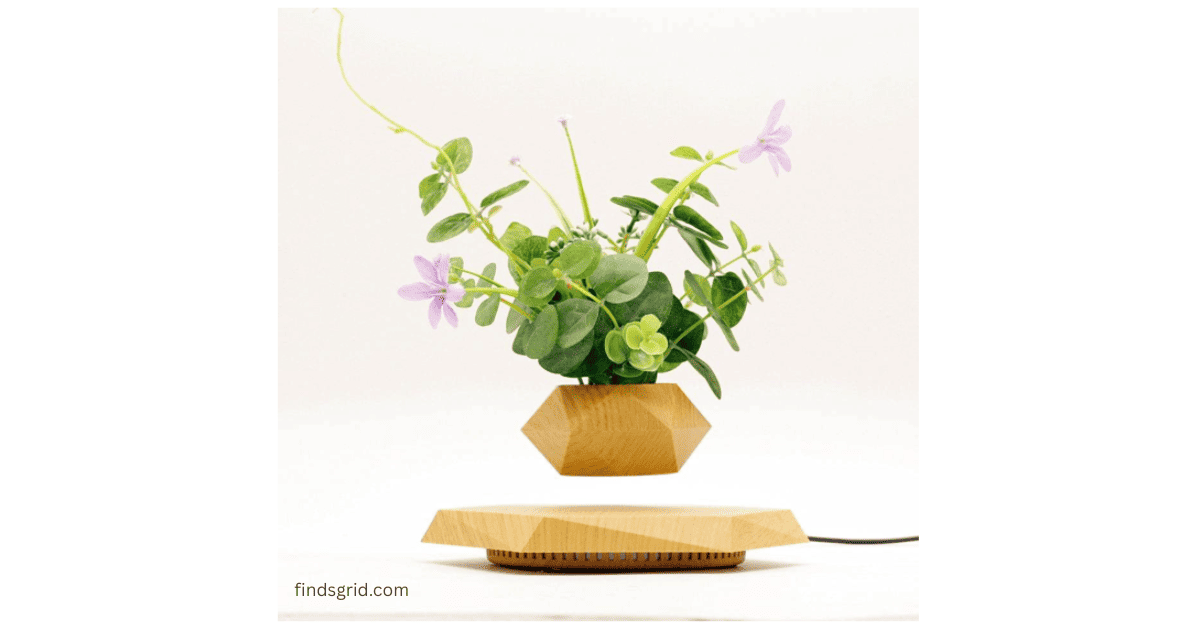KIYOMING levitating plant pot floating in mid air for aesthetic room upgrades