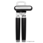 KitchenAid Classic Can Opener Review - Black manual opener on white background
