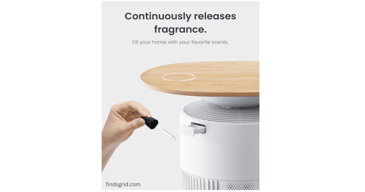 Adding essential oil to the integrated aroma tray of SwitchBot air purifier