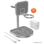 KU XIU X85 3-in-1 Magnetic Wireless Charger Review basketball hoop charging stand setup