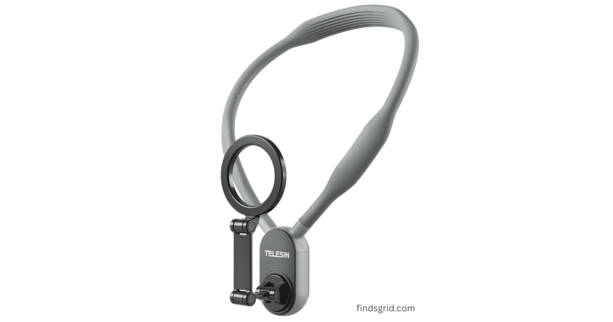 Telesin Magnetic Neck Mount with MagSafe Ring Design