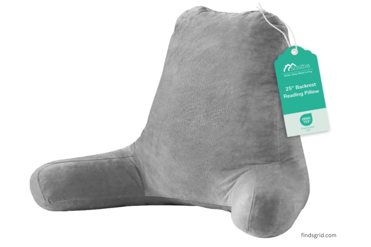 SASTTIE reading pillow for bed backrest cushion with arms