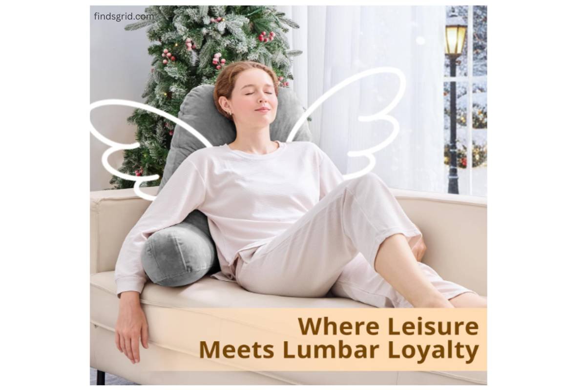 Cozy reading pillow for couch loungers and college dorm room beds