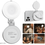 TELESIN C03 Magnetic Selfie Light review feature image with smartphone mounting options