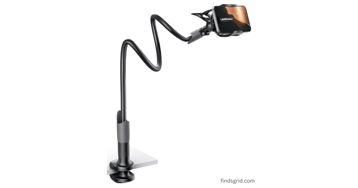 Lamicall gooseneck phone holder for bed and desk upgraded version