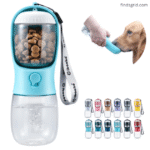 Cibaabo Dog Water Bottle Review - 2 in 1 portable dog water bottle for hiking and travel puppy water bowl dispenser