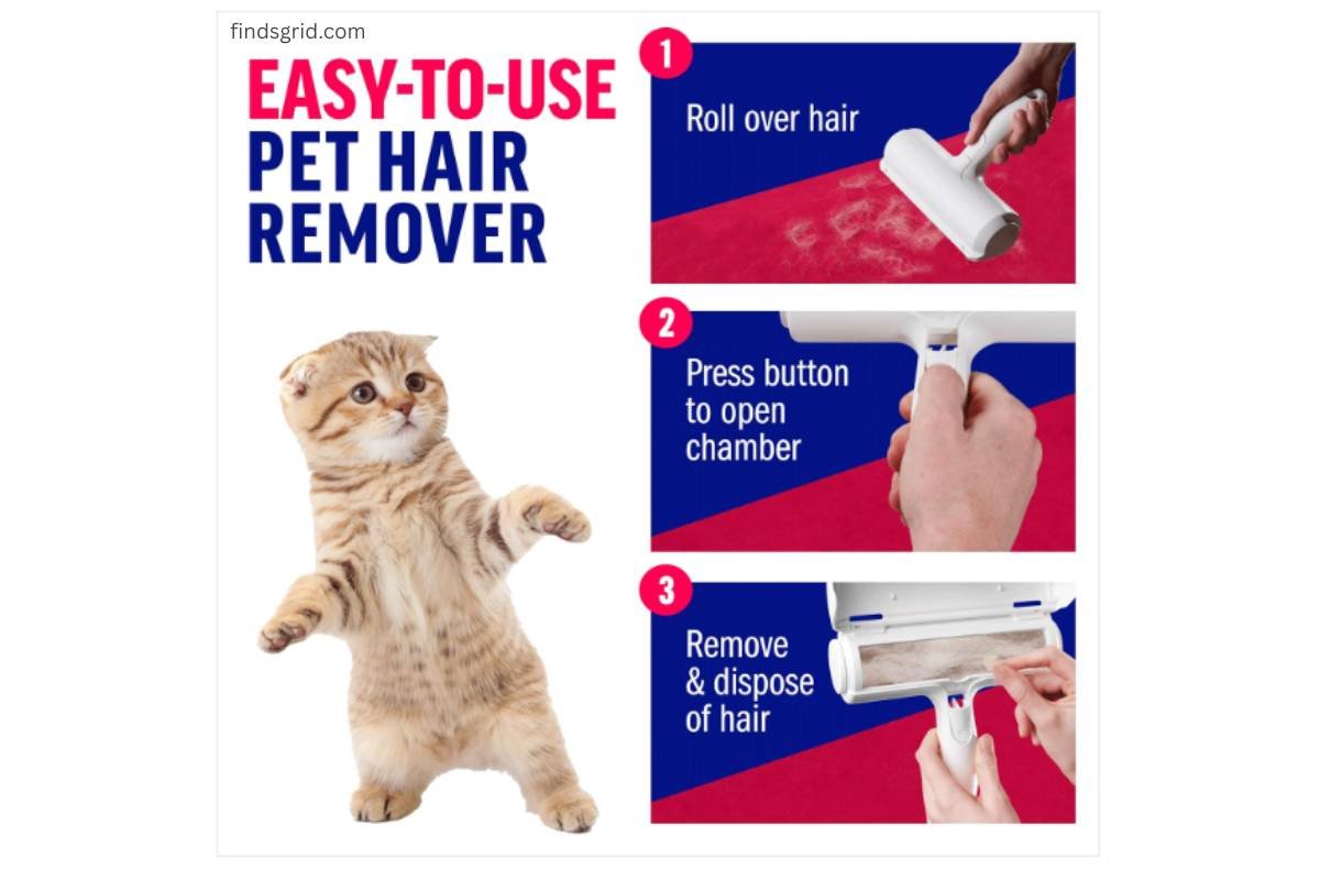 Step by step guide on how to use and clean the ChomChom Roller