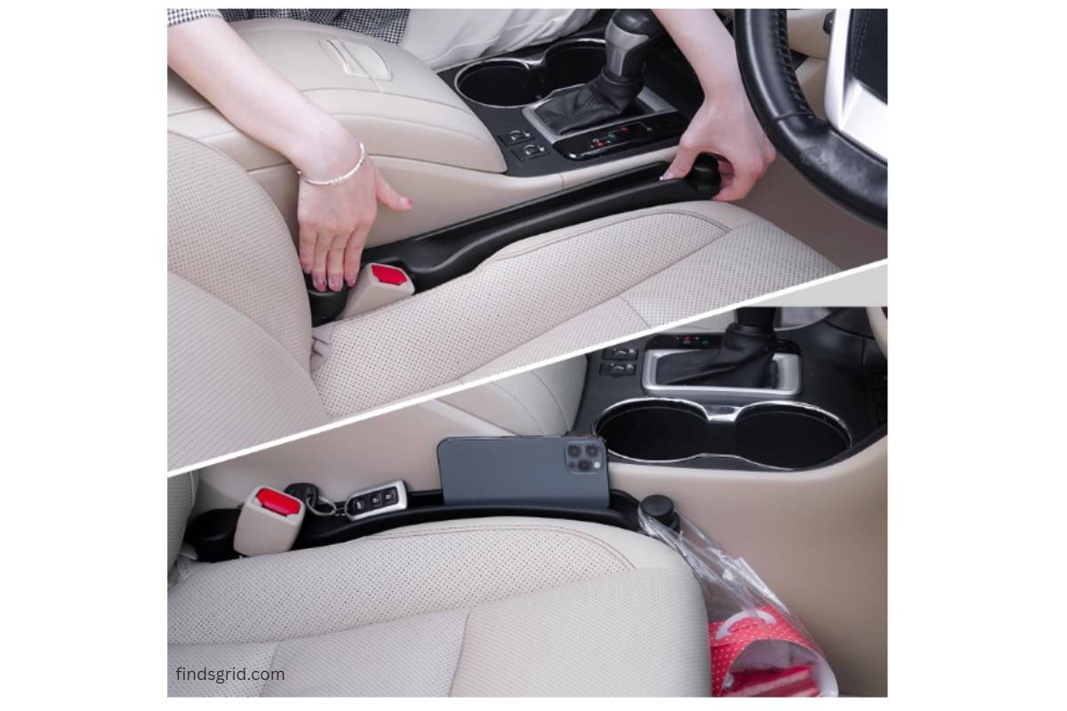 Givifive Car Seat Gap Filler Organizer