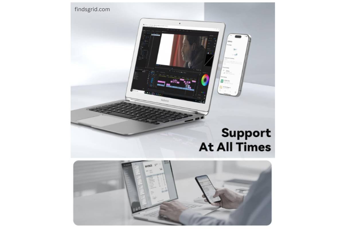 CloudValley dual screen laptop setup for productivity and multitasking