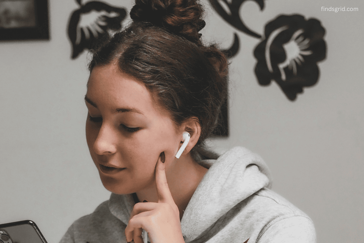Wireless earbud that can press into the ear canal when sleeping on your side