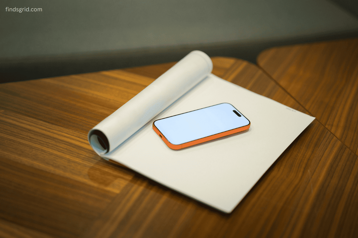Smartphone placed on a table during a meeting struggling with far-field audio capture