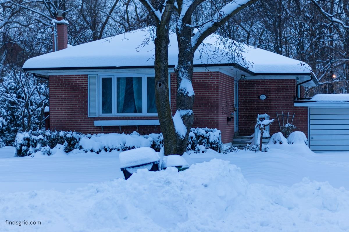 How to prevent frozen pipes in extreme cold: frost-covered pipe in freezing winter weather
