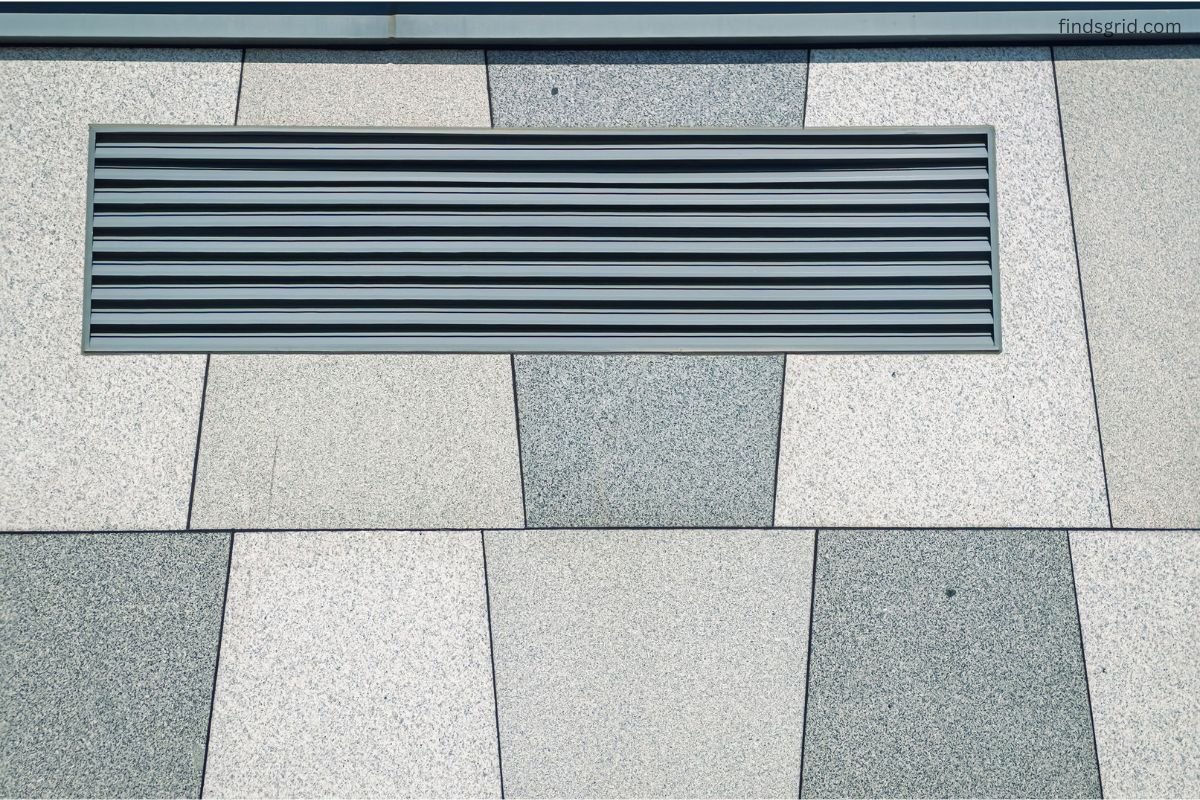 Floor heating vent kept clear of furniture so warm air can circulate